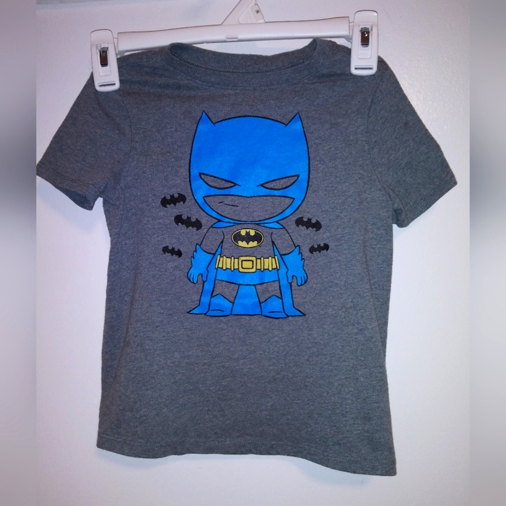 Gray Toddler Batman T-Shirt